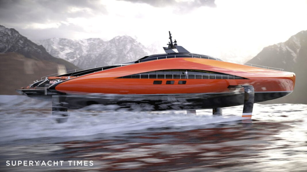 Superjahti “fluturues”, 80 milionë euro për 15000 kuaj fuqi Superjahti “fluturues”, 80 milionë euro për 15000 kuaj fuqi