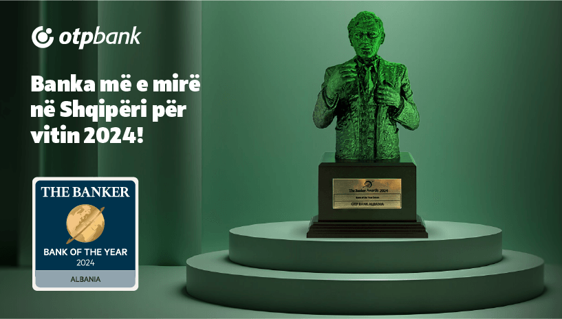 Banka OTP Albania shpallet ‘Banka më e mirë e vitit 2024‘ nga revista prestigjioze The Banker