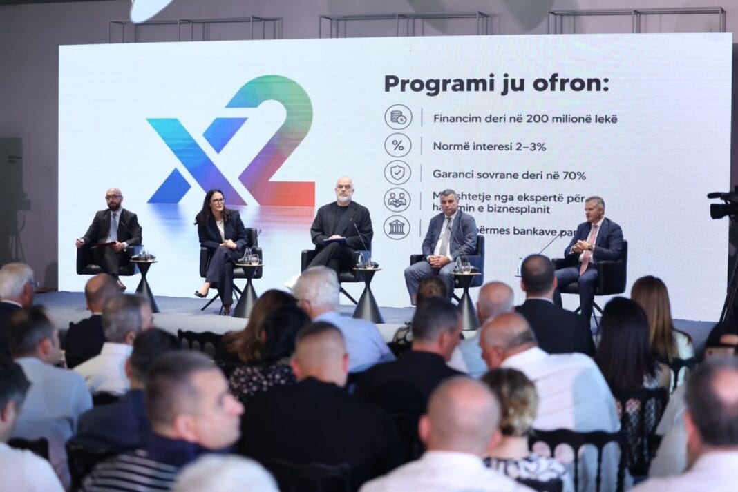 “Dyfisho Sipërmarrjen”: 250 mln euro kredi për bizneset me interes “Dyfisho Sipërmarrjen”: 250 mln euro kredi për bizneset me interes 2-3% dhe afat deri 10 vite