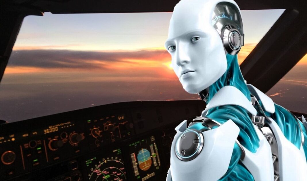 Roboti humanoid që mund të pilotojë në mënyrë të sigurt Roboti humanoid që mund të pilotojë në mënyrë të sigurt një aeroplan më mirë se një njeri!