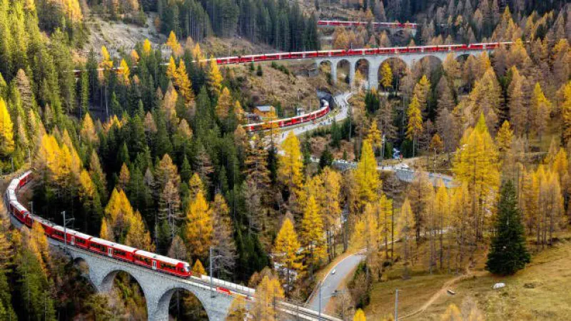Rekord botëror: Pse Zvicra ndërtoi një tren 2 kilometra të gjatë?! (FOTOT)