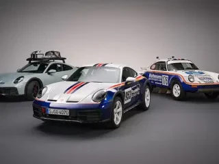 Një Porsche 911 në versionin “rally”