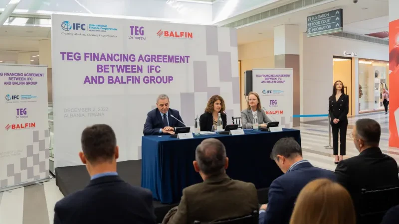 IFC e BALFIN, marrëveshje financimi për zgjerimin e TEG. Edlira Muka: Grupi ynë një forcë ndryshimi. Karadsheh: Këto investime rrisin ekonominë