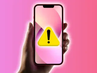 iphone warning danger op