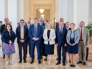 Guvernatori Sejko takim me përfaqësues të Bordit të Drejtorëve të BERZH: 2023, pozitiv si për rritjen ekonomike, ashtu edhe për rënien e inflacionit