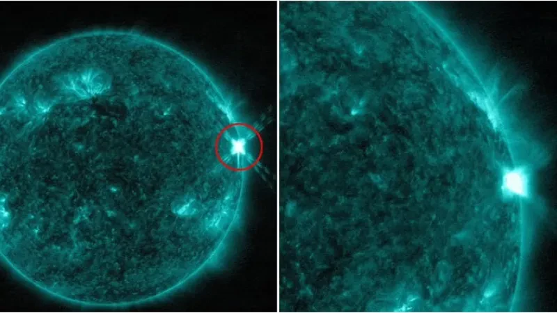 NASA publikon fotot e shpërthimit të madh në Diell