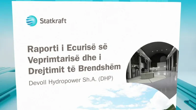 Statkraft, investim shtesë në kaskadën e Devollit – Kapaciteti total i instaluar, 1.600 MW. Më shumë energji elektrike e prodhuar në vend