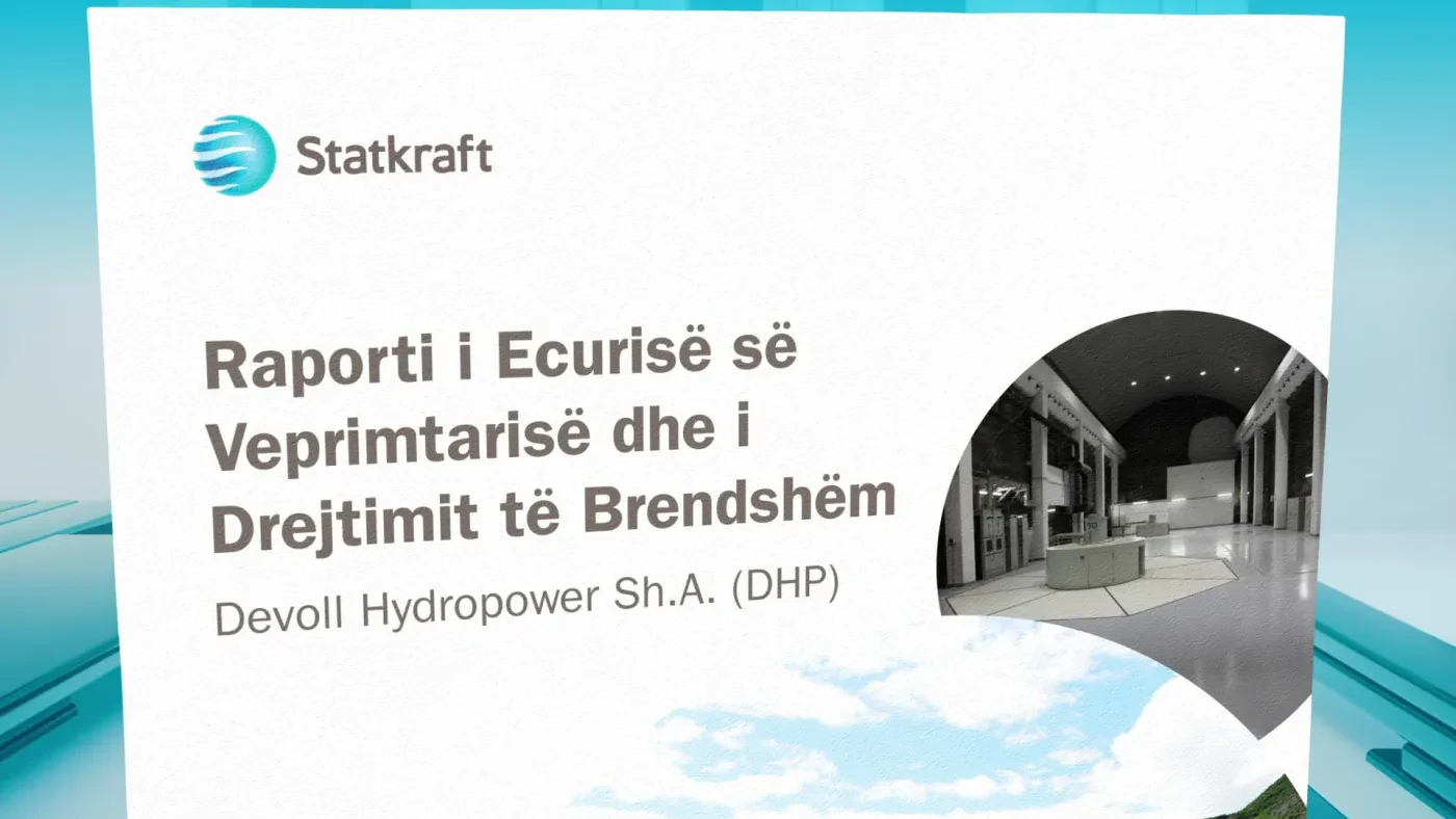 Statkraft, investim shtesë në kaskadën e Devollit – Kapaciteti total i instaluar, 1.600 MW. Më shumë energji elektrike e prodhuar në vend