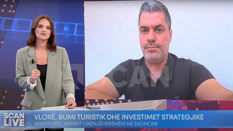 Kryetari i Bashkisë Vlorë për Scan Live: Aeroporti i Vlorës, impakt të menjëhershëm në ekonomi!