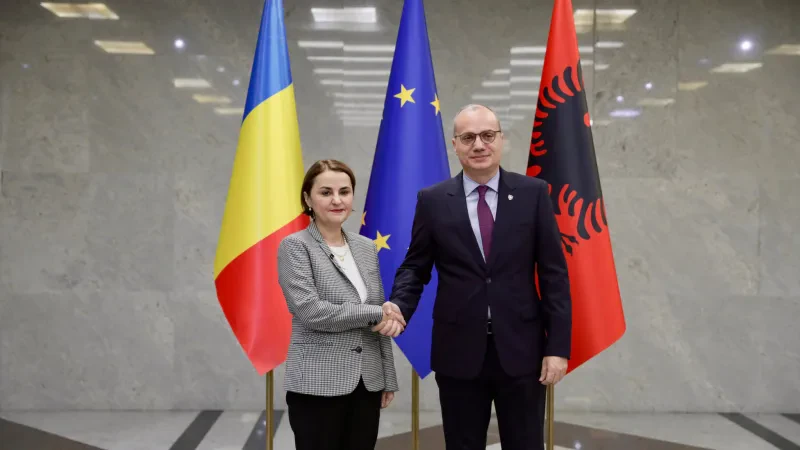 Ministja e Punëve të Jashtme të Rumanisë, Znj. Luminița Odobescu: 110 vite bashkëpunim. Të rrisim marrdhëniet ekonomike dhe bashkëpunimin në arsim, energjitike dhe sigurinë kibernetike