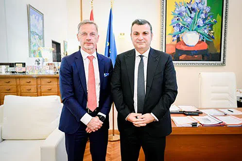 “Kroacia, udhërrëfyes për integrimin në BE” – Guvernatori i Bankës së Shqipërisë, Sejko takohet me homologun kroat