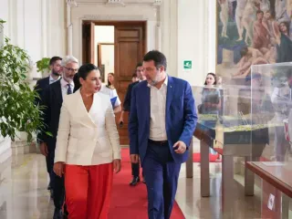 Balluku takim me homologun italian Salvini: Program ambicioz bashkëpunimi në energji, infrastrukturë dhe transport!