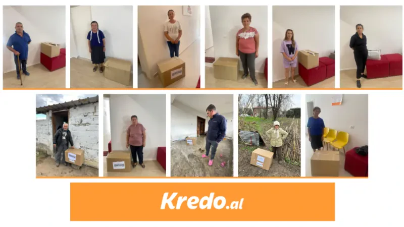 STAFI I KREDO.AL BASHKOHET ME FUSHATËN E WORLD VISION ALBANIA DHE FOOD BANK ALBANIA PËR MBËSHTETJEN E FAMILJEVE NË NEVOJË