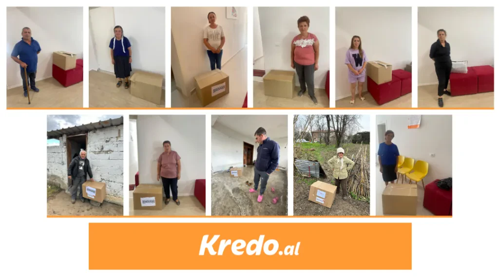 STAFI I KREDO.AL BASHKOHET ME FUSHATËN E WORLD VISION ALBANIA DHE FOOD BANK ALBANIA PËR MBËSHTETJEN E FAMILJEVE NË NEVOJË