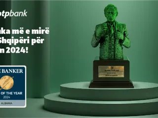 Banka OTP Albania shpallet ‘Banka më e mirë e vitit 2024‘ nga revista prestigjioze The Banker