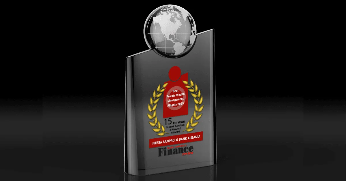 Intesa Sanpaolo Bank Albania vlerësohet si “Best Private Wealth Management Albania 2025”