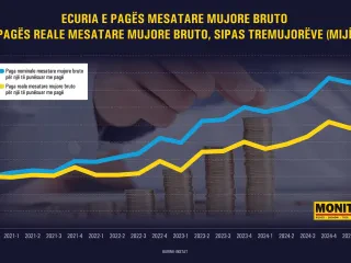 Paga reale bruto vlen sot 130 euro më pak se në 2020-n; Zhvlerësimi nga rritja e çmimeve