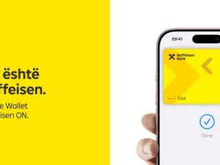 Raiffeisen Bank sjell Apple Pay për mbajtësit e kartave Visa &amp; Mastercard, direkt nga aplikacioni