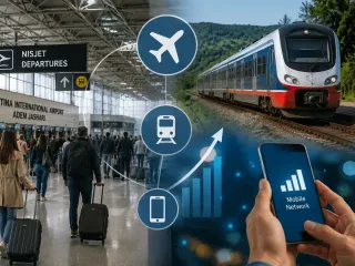 Rriten përdoruesit e telefonisë mobile në Kosovë, bien fluturimet dhe numri i udhëtarëve