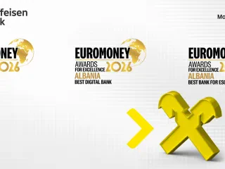 Raiffeisen Bank Shqipëri vlerësohet me tre çmime nga Euromoney Awards for Excellence 2026
