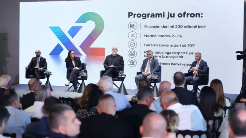 “Dyfisho Sipërmarrjen”: 250 mln euro kredi për bizneset me interes 2-3% dhe afat deri 10 vite
