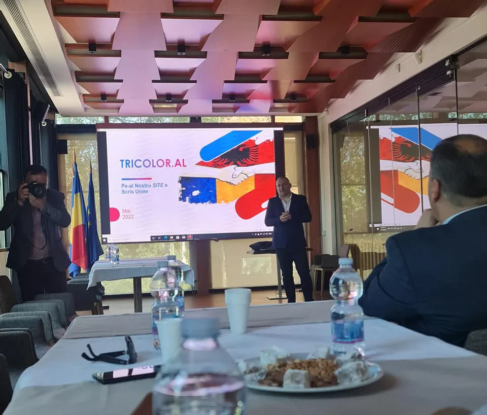 Aktivitet për promovimin e projektit "Tricolor.al" në  ambjentet e Ambasadës së Rumanisë në Shqipëri