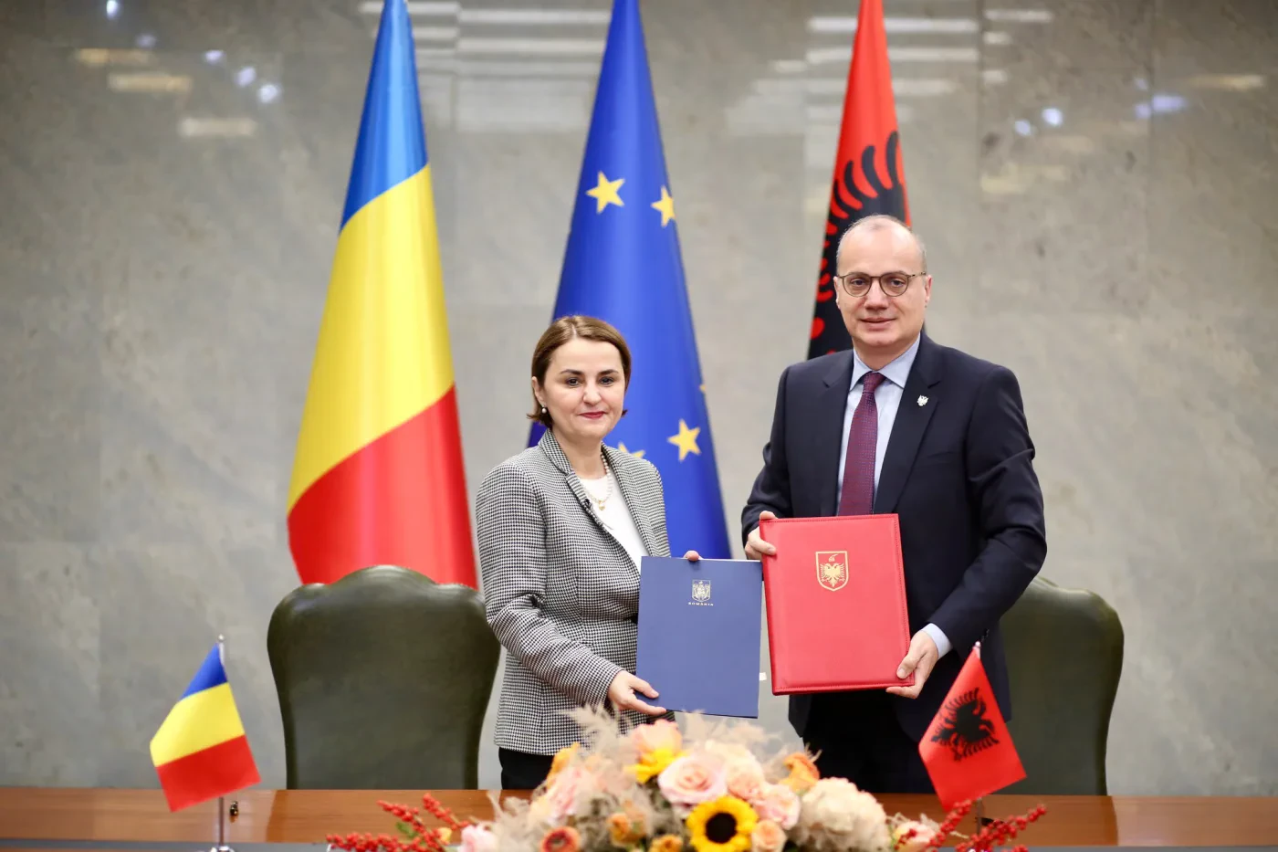 Ministja e Punëve të Jashtme të Rumanisë, Znj. Luminița Odobescu: 110 vite bashkëpunim. Të rrisim marrdhëniet ekonomike dhe bashkëpunimin në arsim, energjitike dhe sigurinë kibernetike