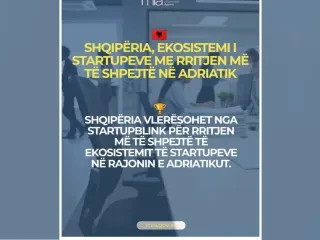 Shqipëria shënon rritjen më të shpejtë të ekosistemit të startupeve në rajon